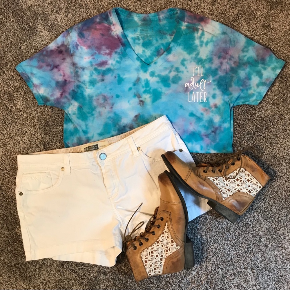 I’ll Adult Later Tie Dye Tshirt Size Medium